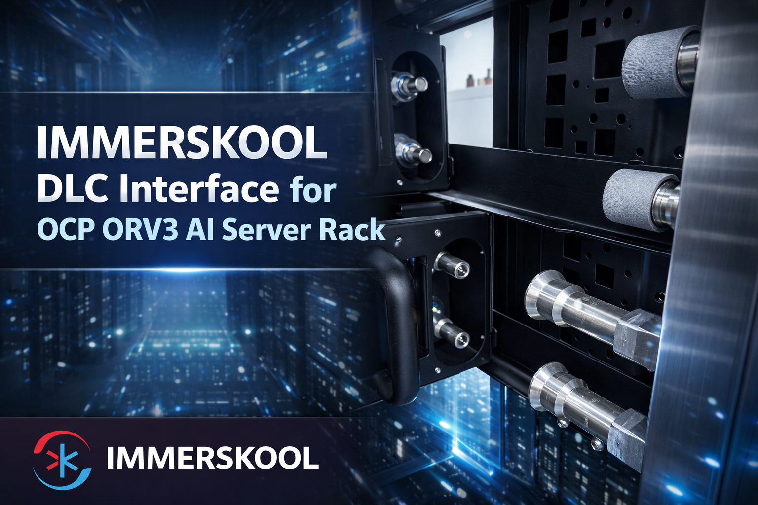 ORV3 Server Racks and Quick-Connect Interfaces for AI Data Centers