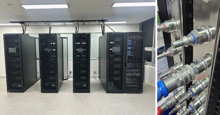 UQD 매니폴드 공급 - 세종시 100kw 엣지 데이터센터